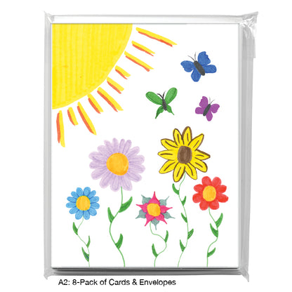 Lauren's Garden, Greeting Card (#7814A)