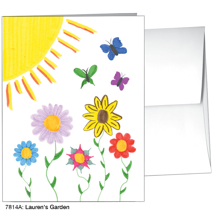 Lauren's Garden, Greeting Card (#7814A), A2 Card, www.printedcanvas.com