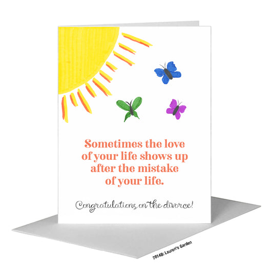 Lauren's Garden, Greeting Card (#7814B)