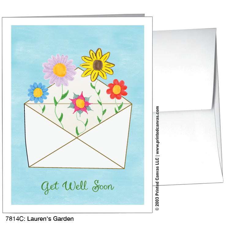 Lauren's Garden, Greeting Card (#7814C)