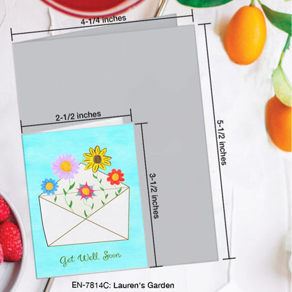 Lauren's Garden, Greeting Card (#7814C)