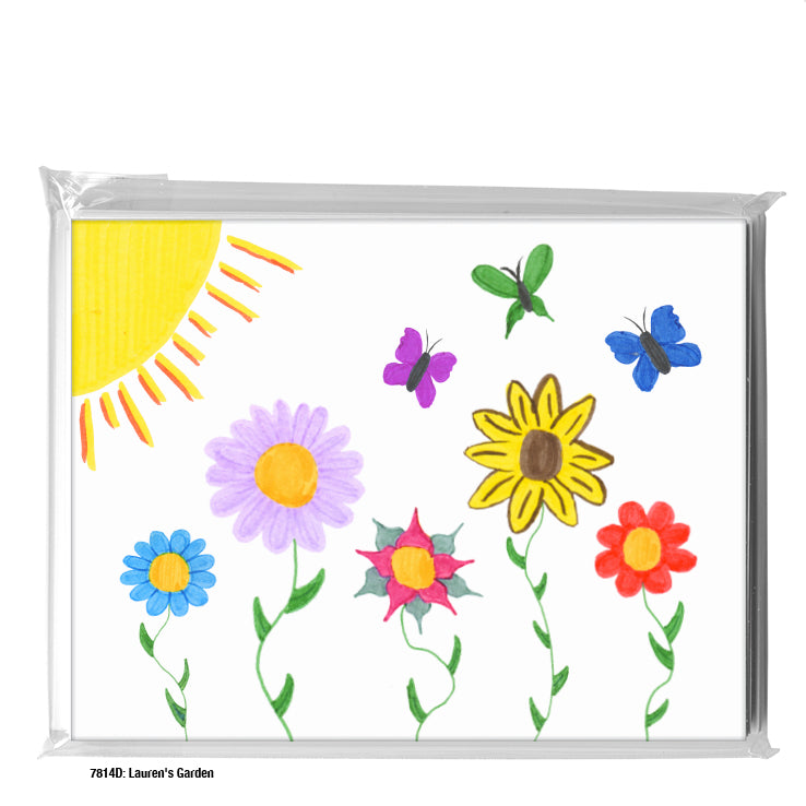 Lauren's Garden, Greeting Card (#7814D)