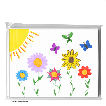Lauren's Garden, Greeting Card (#7814D)