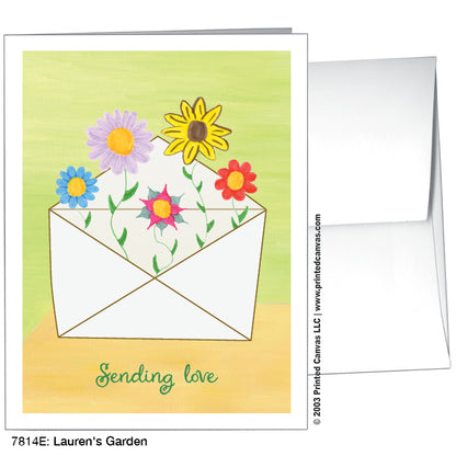 Lauren's Garden, Greeting Card (#7814E)