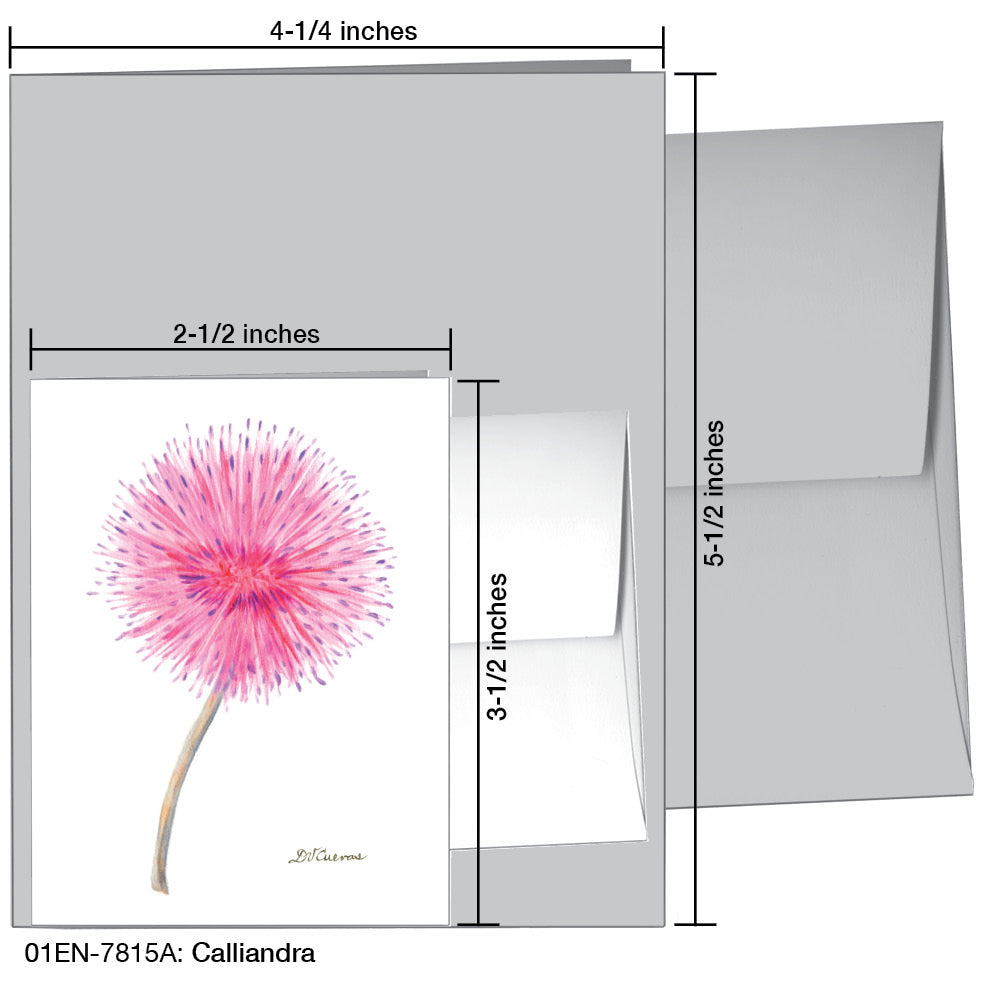 Calliandra, Greeting Card (7815A)