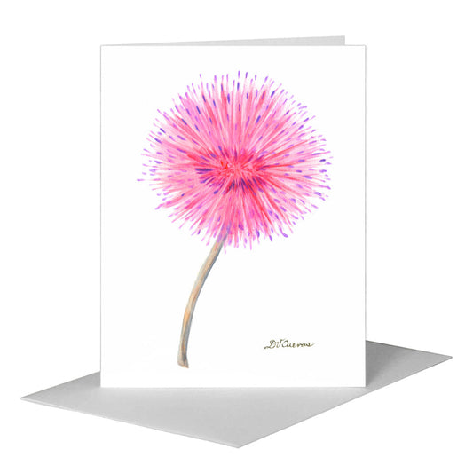 Calliandra, Greeting Card (#7815A) A2 Card Front, www.printedcanvas.com