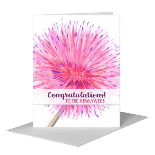 Calliandra, Greeting Card (#7815HA) A2 Card Front, www.printedcanvas.com