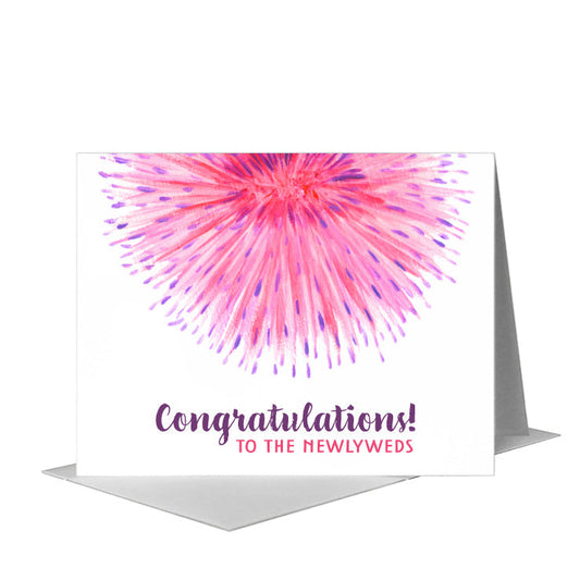 Calliandra, Greeting Card (#7815H) A2 Card Front, www.printedcanvas.com