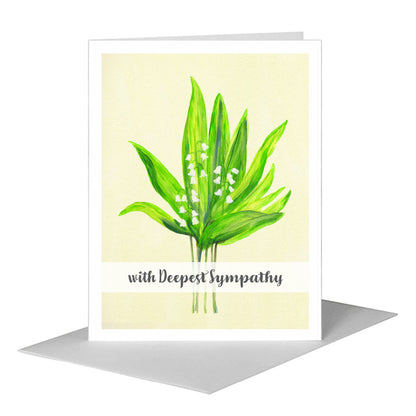 Lily Convallaria, Greeting Card (#7817A), A2 Card Front, www.printedcanvas.com