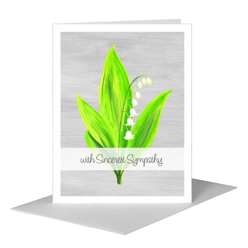 Lily of the Valley, Greeting Card (#7818A), A2 Card Front, www.printedcanvas.com