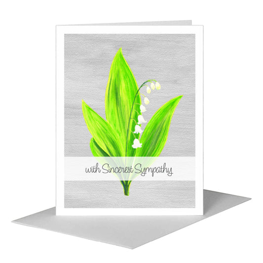 Lily of the Valley, Greeting Card (#7818A) A2 Card Front, www.printedcanvas.com