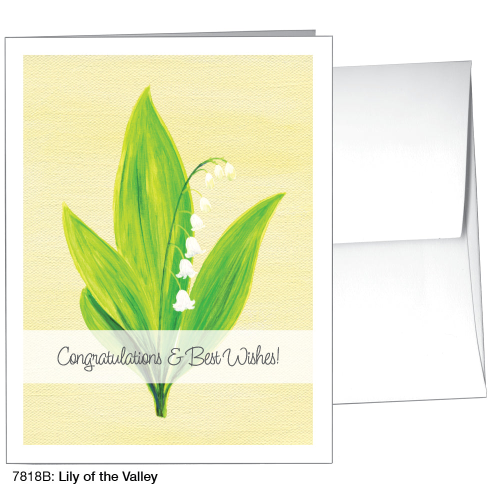 Lily Of The Valley, Greeting Card (7818B)
