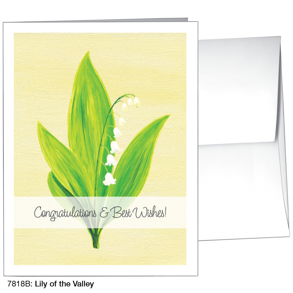 Lily of the Valley, Greeting Card (7818B), A2, printedcanvas.com