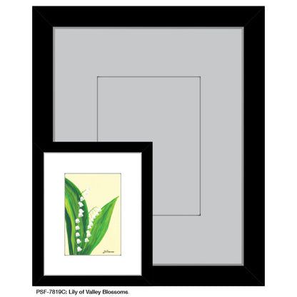 Lily of the Valley Blossoms, Print (#7819C), Print Matted, www.printedcanvas.com