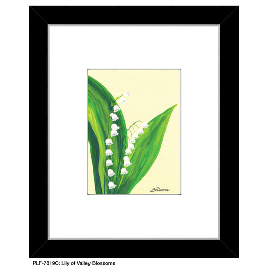 Lily of the Valley Blossoms, Print (#7819C), Print Matted, www.printedcanvas.com