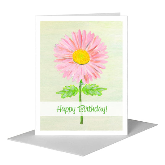 Chrysanthemum Blooms, Greeting Card (#7820A) A2 Card Front, www.printedcanvas.com