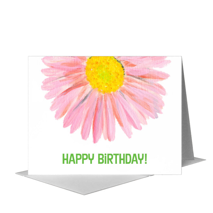 Chrysanthemum Blooms, Greeting Card (#7820G) A2 Card Front, www.printedcanvas.com