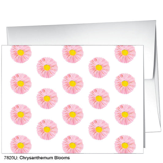 Chrysanthemum Blooms, Greeting Card (7820U), A2 Card Front, www.printedcanvas.com