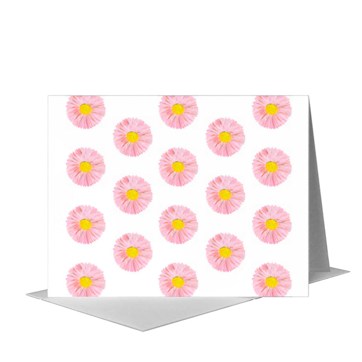 Chrysanthemum Blooms, Greeting Card (#7820U) A2 Card Front, www.printedcanvas.com