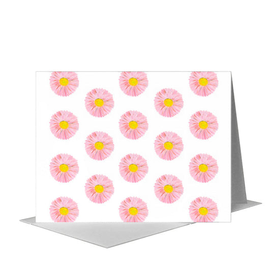Chrysanthemum Blooms, Greeting Card (#7820U) A2 Card Front, www.printedcanvas.com