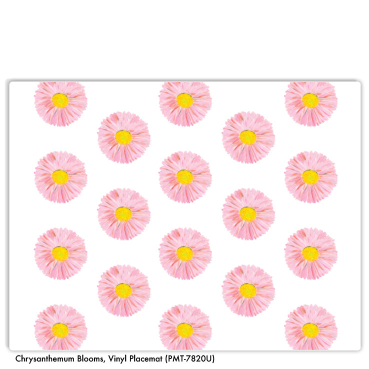 Chrysanthemum Blooms, Vinyl Placemat (PMT-7820U)