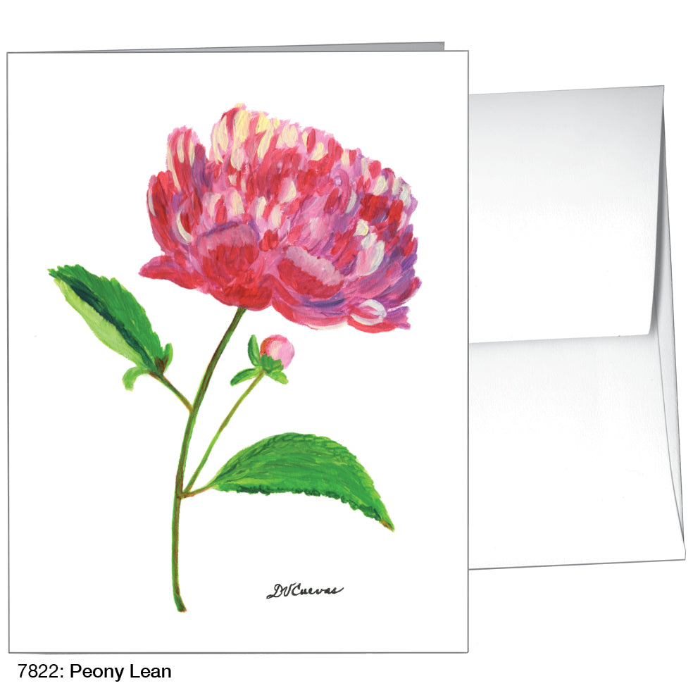 Peony Lean, Greeting Card (7822), A2, printedcanvas.com