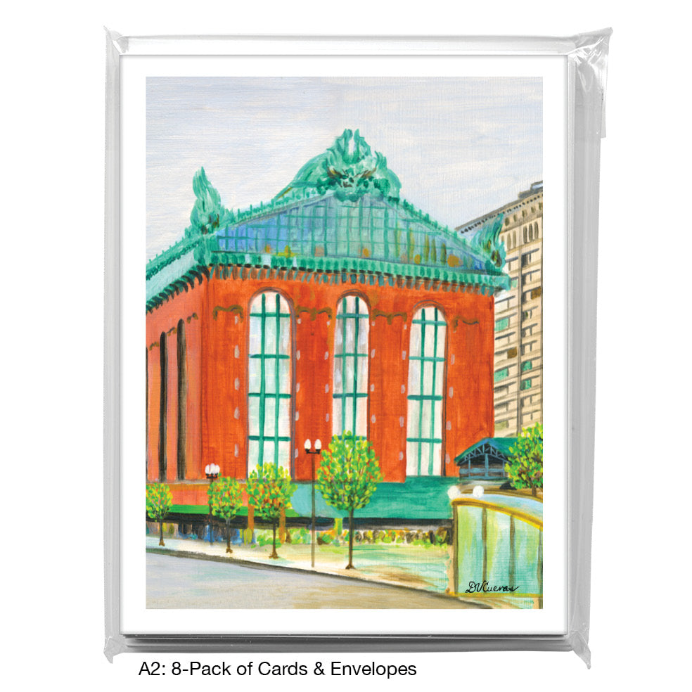 Chicago Public Library, Greeting Card (7833B), 8-Pack, www.printedcanvas.com