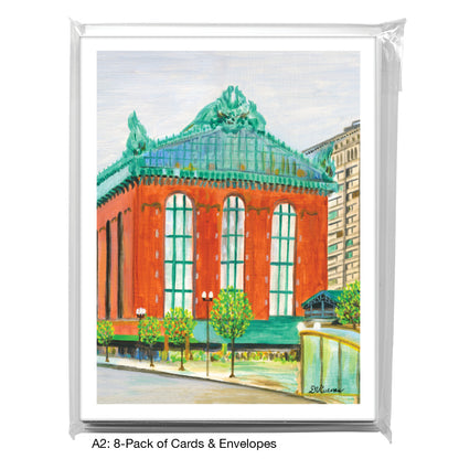 Chicago Public Library, Greeting Card (7833B), 8-Pack, www.printedcanvas.com