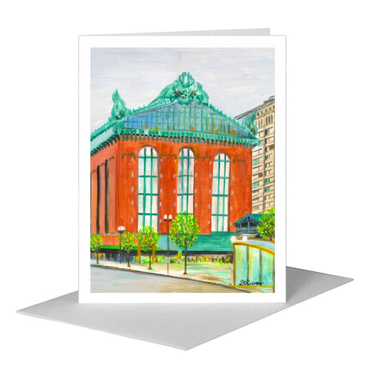 Chicago Public Library, Greeting Card (#7833B) A2 Card Front, www.printedcanvas.com