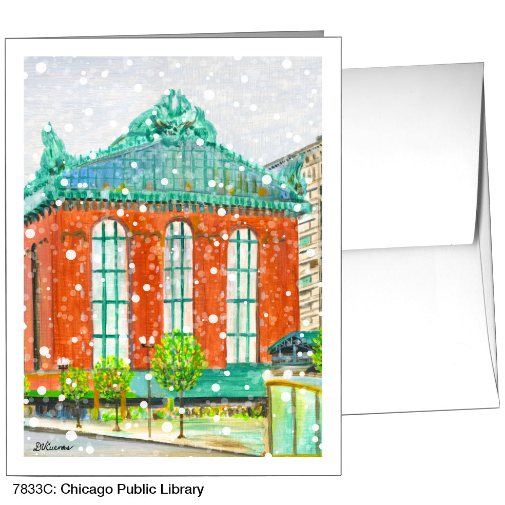 Chicago Public Library, Greeting Card (7833C), A2, printedcanvas.com