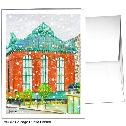 Chicago Public Library, Greeting Card (7833C), A2, printedcanvas.com