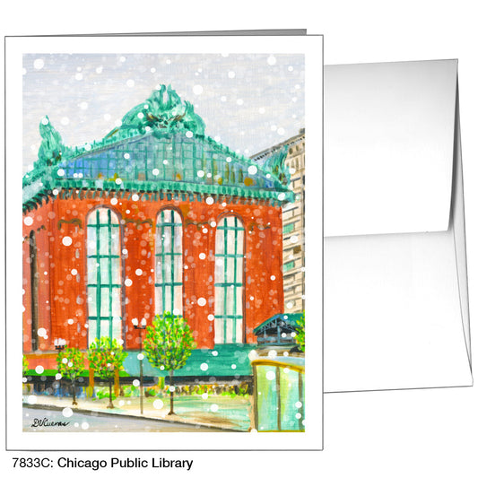 Chicago Public Library, Greeting Card (7833C), A2, printedcanvas.com