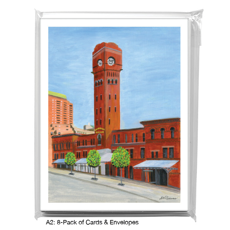 Dearborn Station, Chicago, Greeting Card (7834A), A2 Card 8-Pack, www.printedcanvas.com