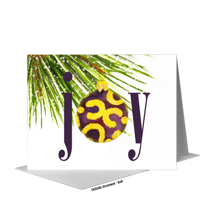 Ornament - Ball, Greeting Card (#7835AB)