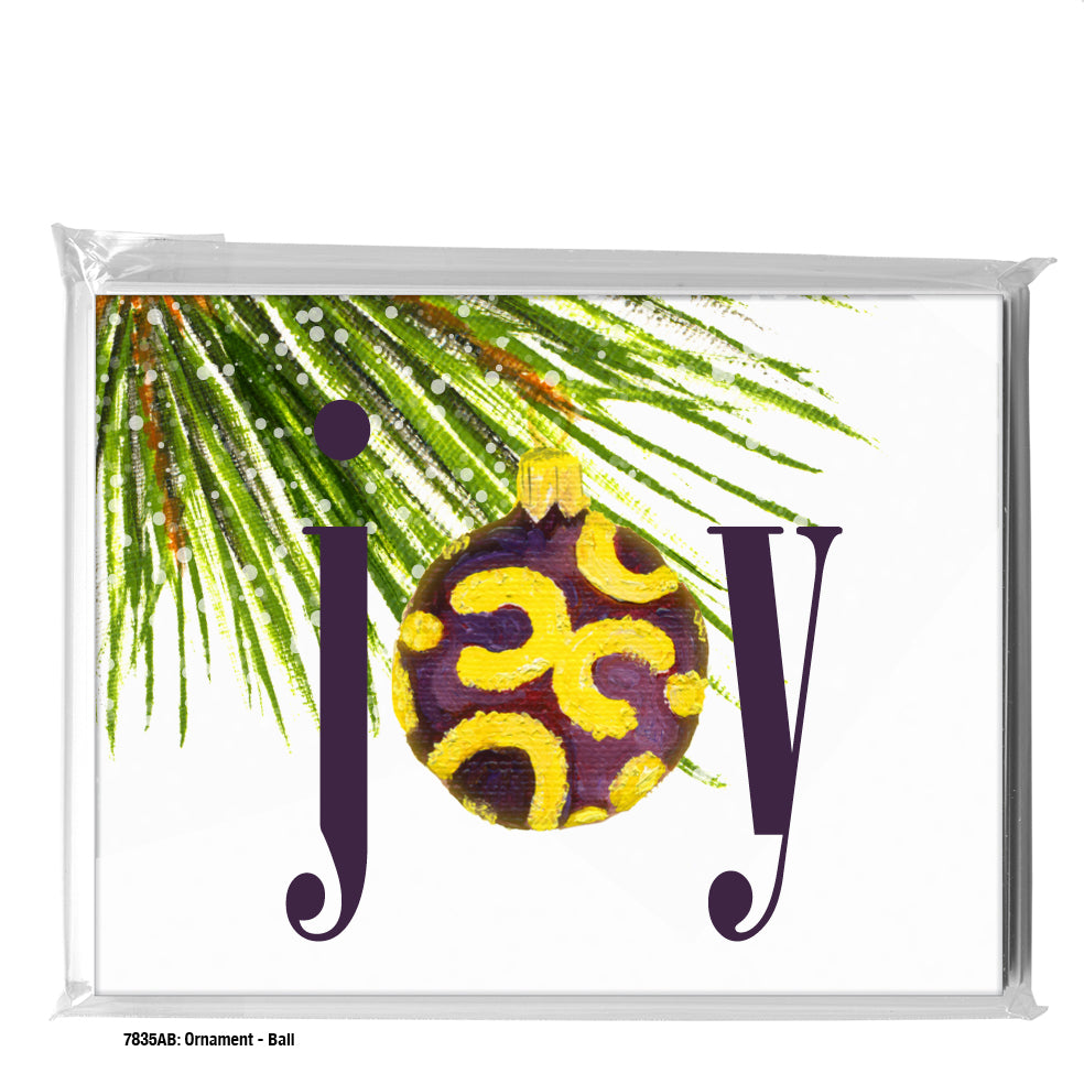 Ornament - Ball, Greeting Card (#7835AB)