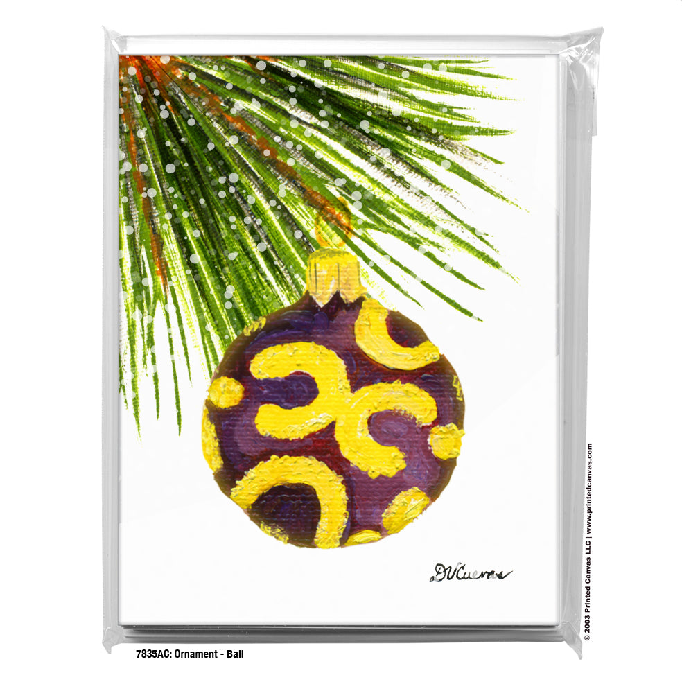 Ornament - Ball, Greeting Card (#7835AC)