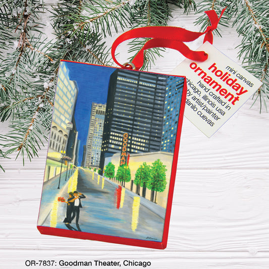 Goodman Theater, Chicago, Ornament (OR-7837), Front, printedcanvas.com