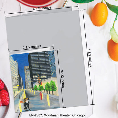 Goodman Theater, Chicago, Greeting Card (7837C), Enclosure Card, www.printedcanvas.com