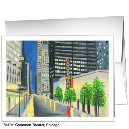 Goodman Theater, Chicago, Greeting Card (7837A), A2, printedcanvas.com