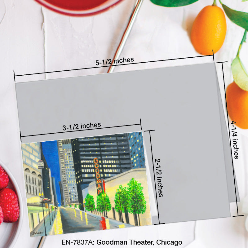 Goodman Theater, Chicago, Greeting Card (7837A), Enclosure Card, www.printedcanvas.com