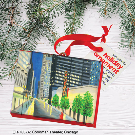 Goodman Theater, Chicago, Ornament (OR-7837A), Front, printedcanvas.com