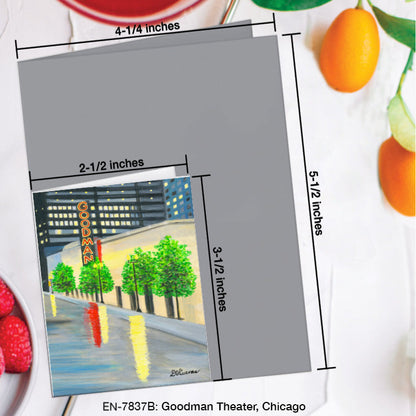 Goodman Theater, Chicago, Greeting Card (7837B), Enclosure Card, www.printedcanvas.com