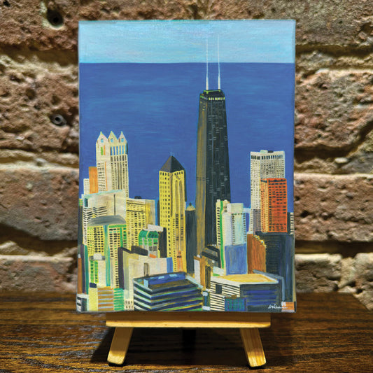 Lake Michigan View, Chicago, Mini Artwork (MA-7838A)