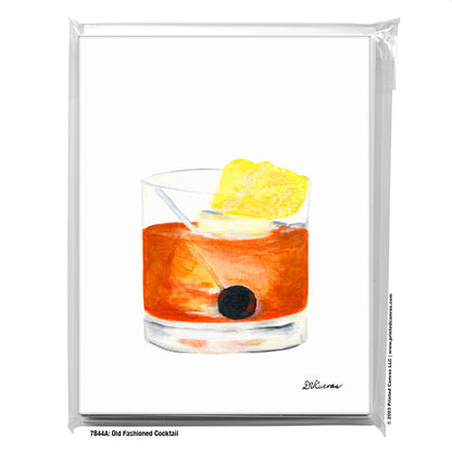 Old Fashioned Cocktail, Greeting Card (#7844A)