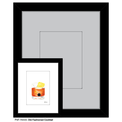 Old Fashioned Cocktail, Print (#7844A)