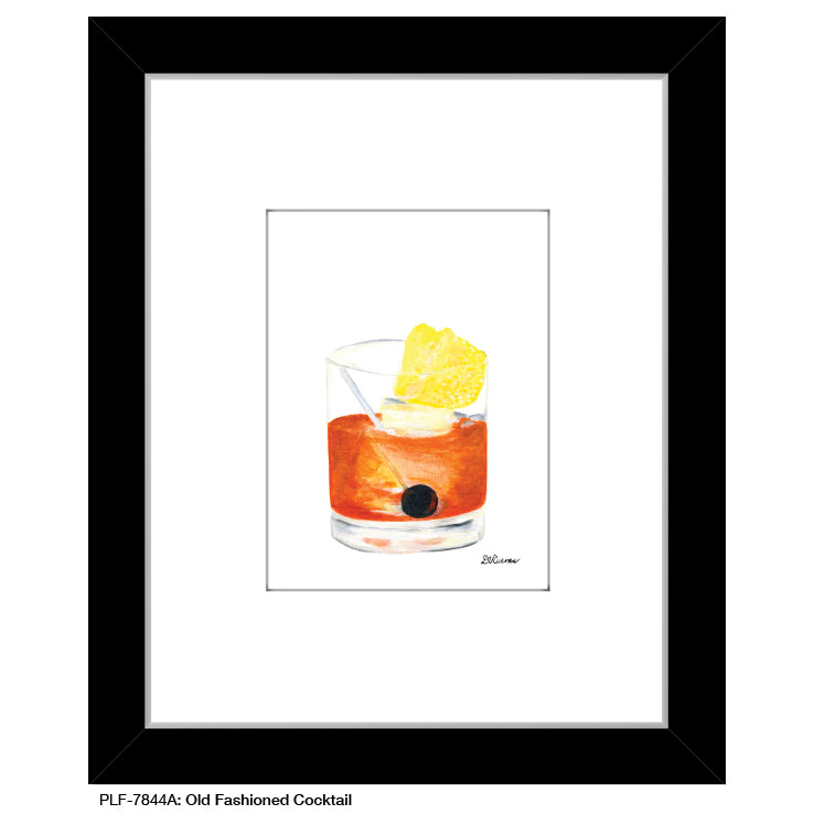 Old Fashioned Cocktail, Print (#7844A)