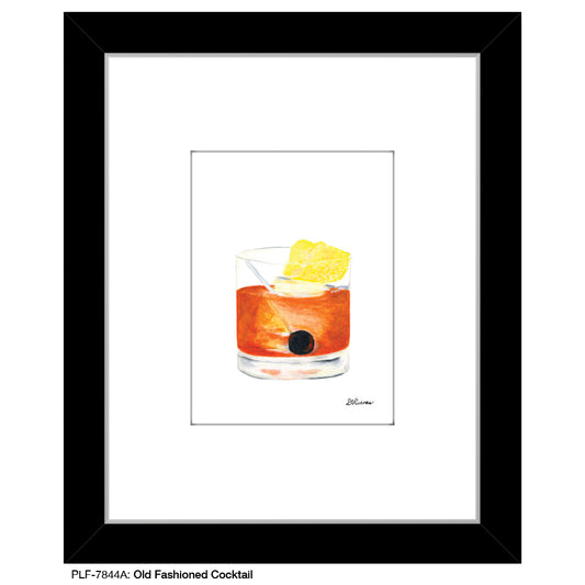 Old Fashioned Cocktail, Print (#7844A)