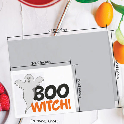 Ghost, Greeting Card (7845C), Enclosure, www.printedcanvas.com