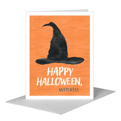 Witch Hat 1, Greeting Card (#7846A) A2 Card Front, www.printedcanvas.com