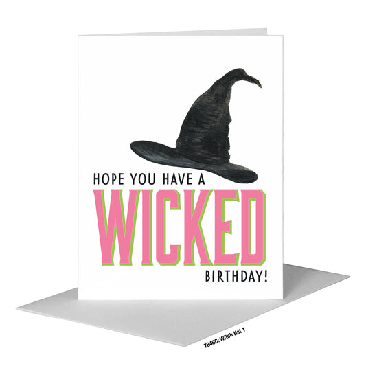 Witch Hat 1, Greeting Card (#7846G)